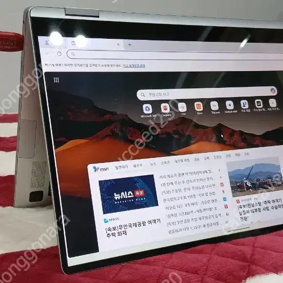 삼성 360도 접히는 노트북 NT750QFT-A51A 신품급 팝니다