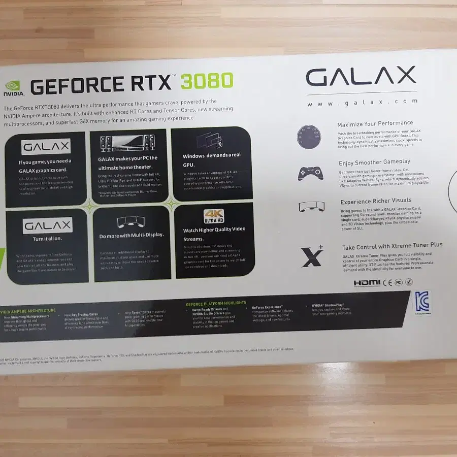 갤럭시 RTX 3080 EX 10gb 팝니다.