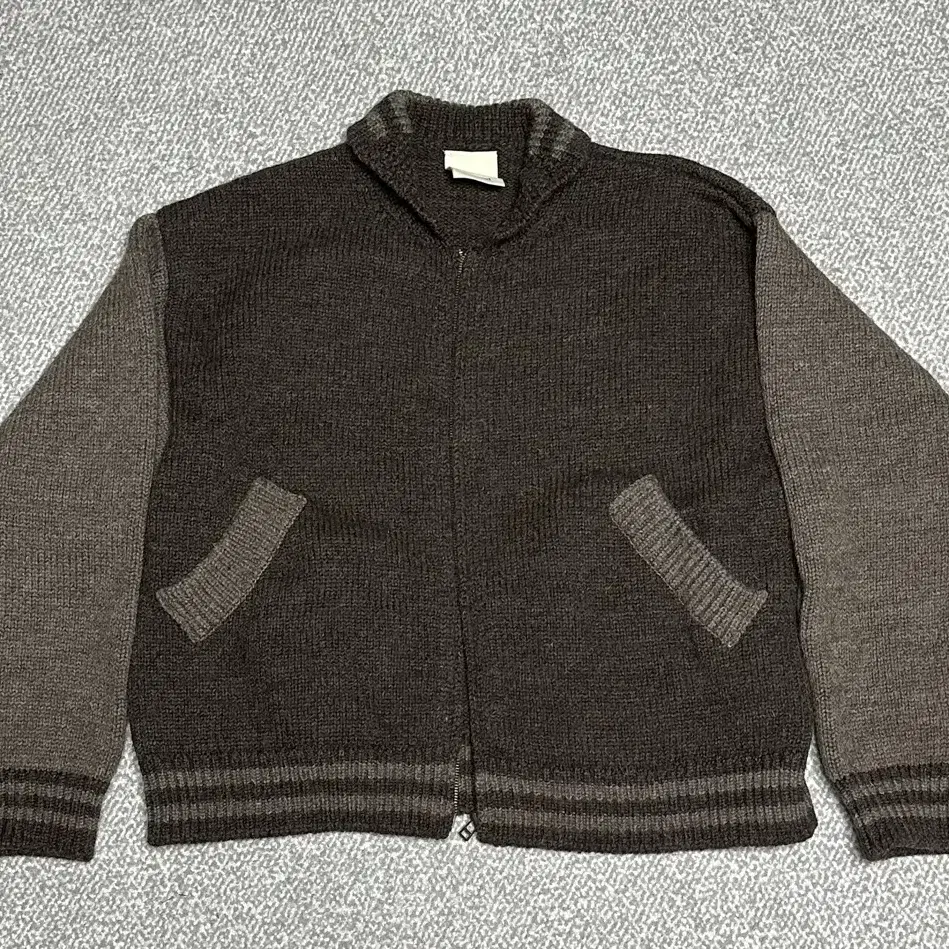 ジャケット・アウター refomed STADIUM KAUCHIN KNIT refomed [ STADIUM KAUCHIN KNIT ] NAVY×BROWN | ロイド・エフ