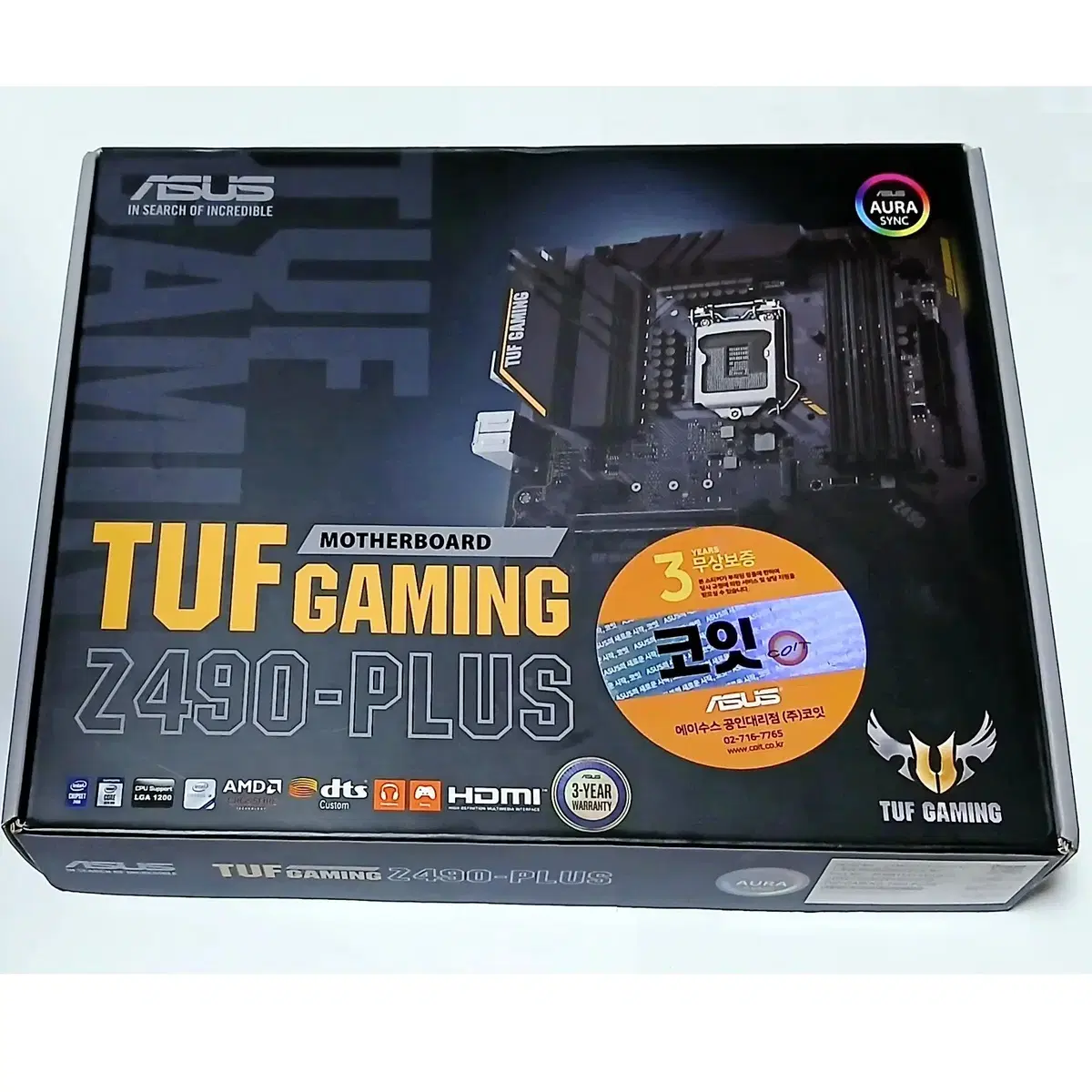 10~11세대ASUS TUF Gaming Z490-PLUS 신품급 풀박스