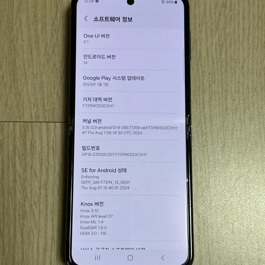 A급 F731 갤럭시Z플립5 그라파이트 256GB