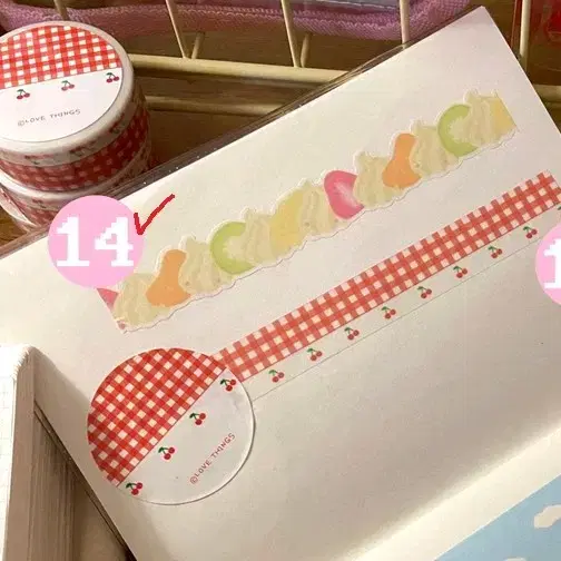 [Ding] Love Things_Fruit Cream Masking Tape /Dakoo Stationery Small-Batch