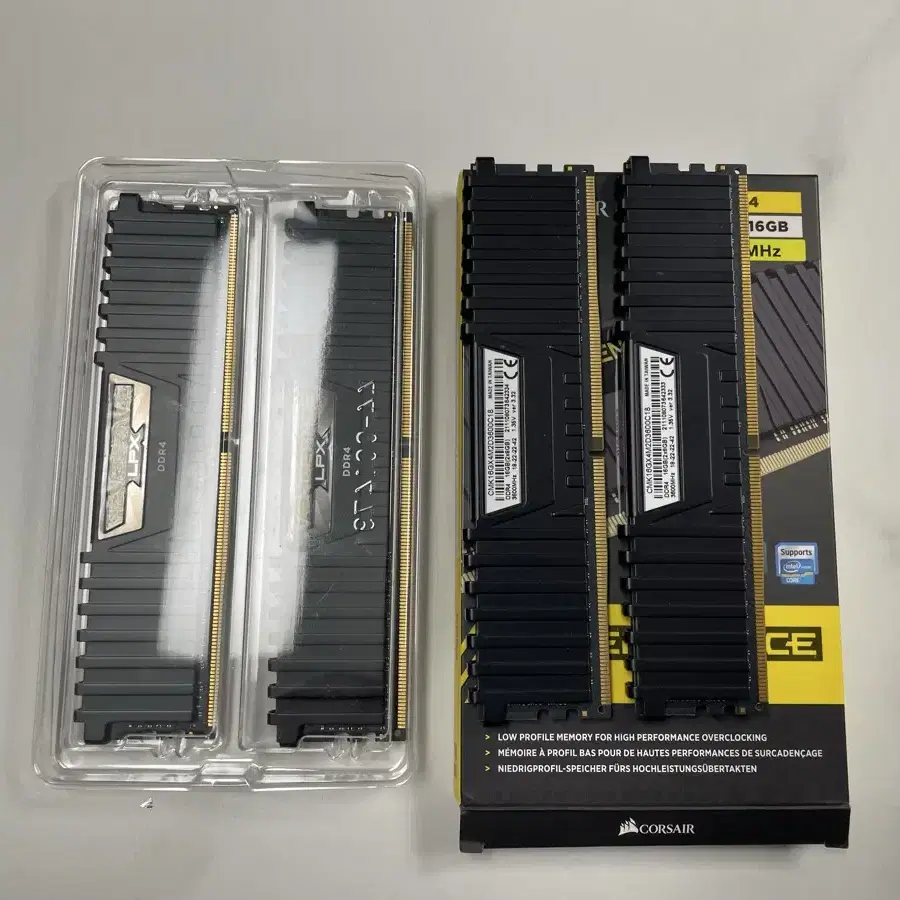 커세어DDR4-3600  32G(8Gx4)+삼성PM9A1 512G M.2