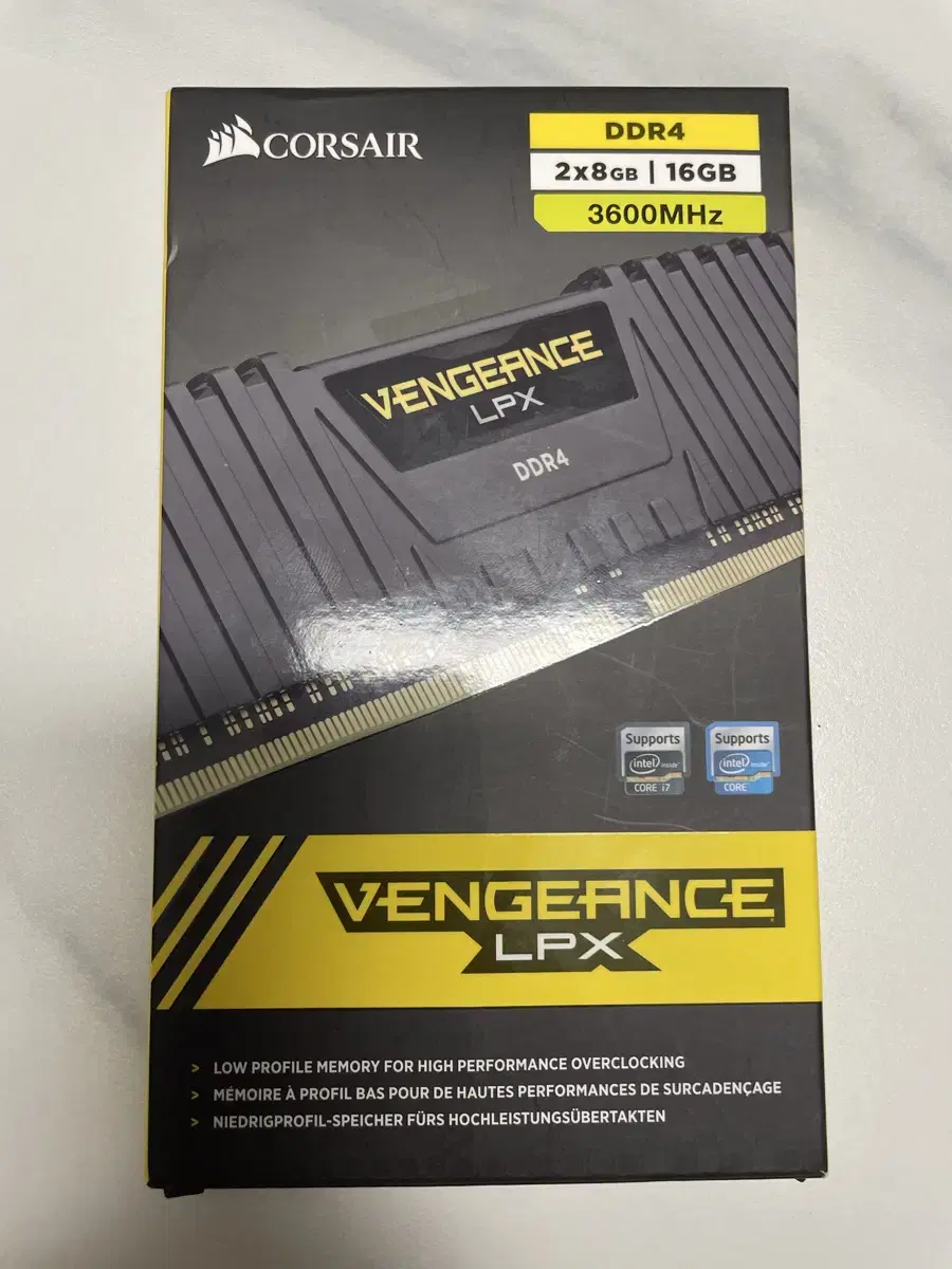 Corsair DDR4-3600 32G (8Gx4) + Samsung PM9A1 512G M.2