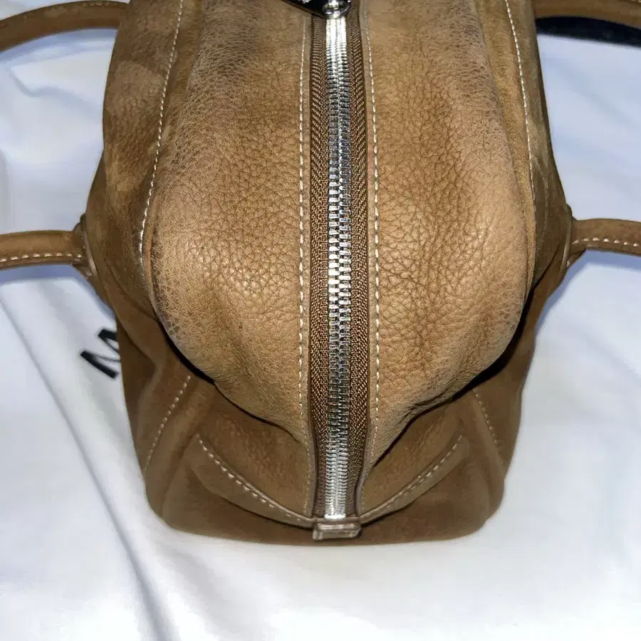 마지셔우드 soft tote chestnut nubuck 누벅 토트백