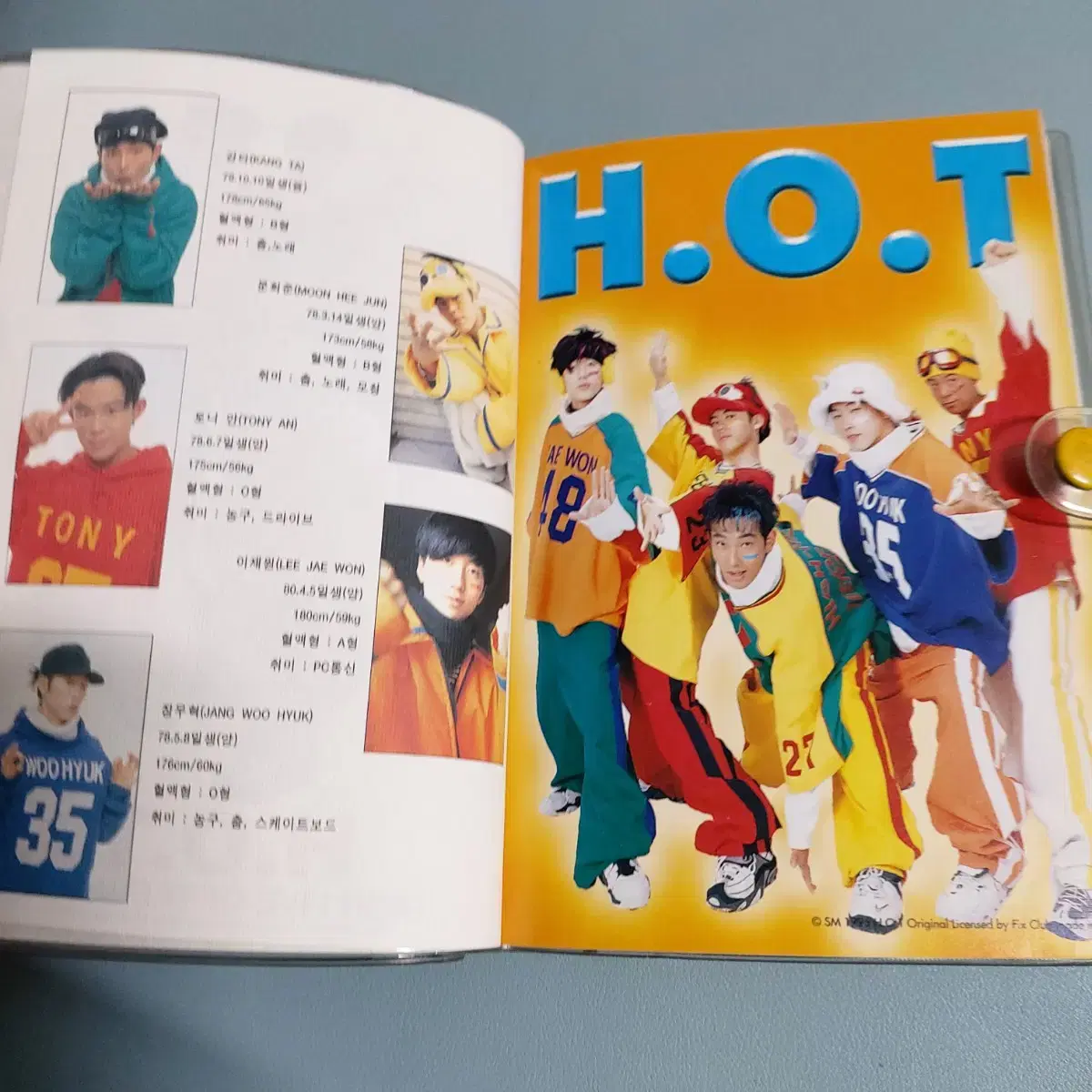 (고전) HOT H.O.T. 에쵸티 다이어리