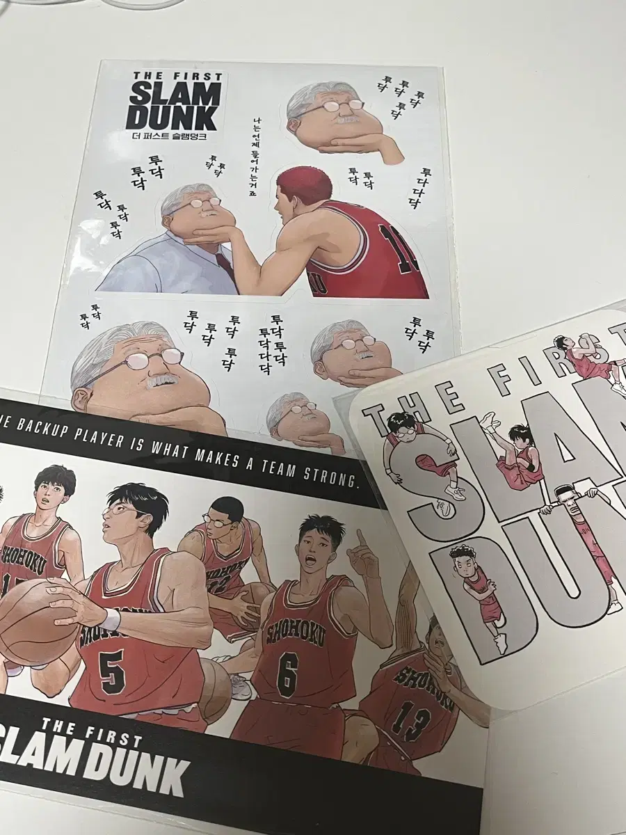 The SLAM DUNK Movie pre-order benefit postcard, sticker bulk The First SLAM DUNK