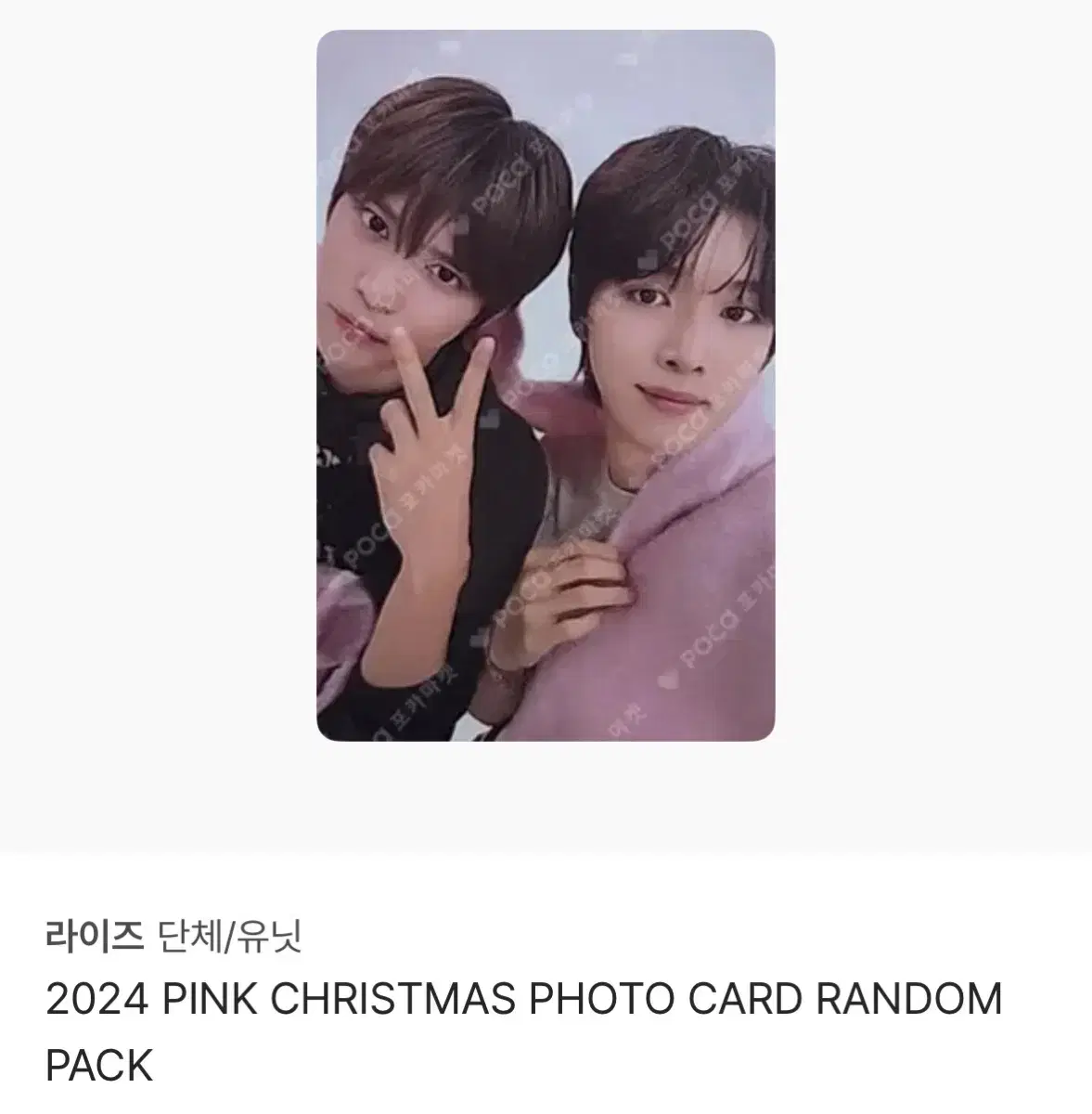 라이즈 pink christmas 은석성찬