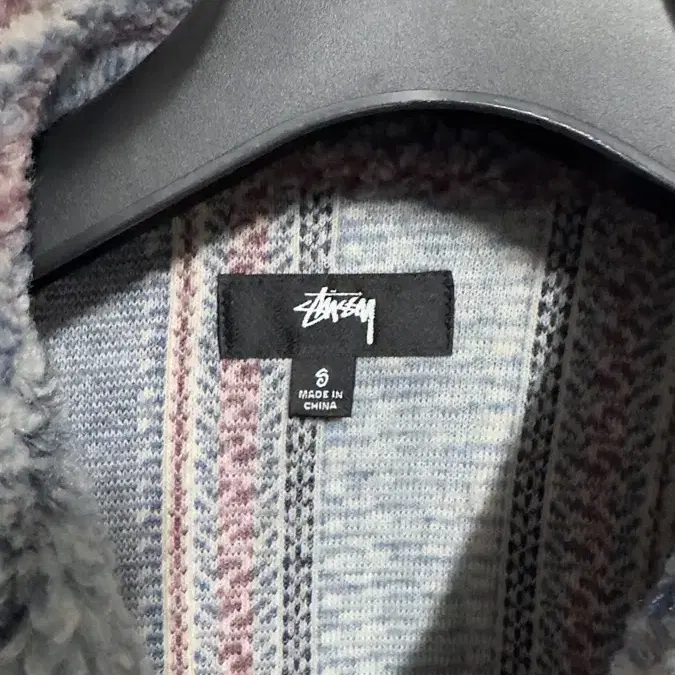 [S] 스투시 Stussy 스트라이프 셰르파 셔츠