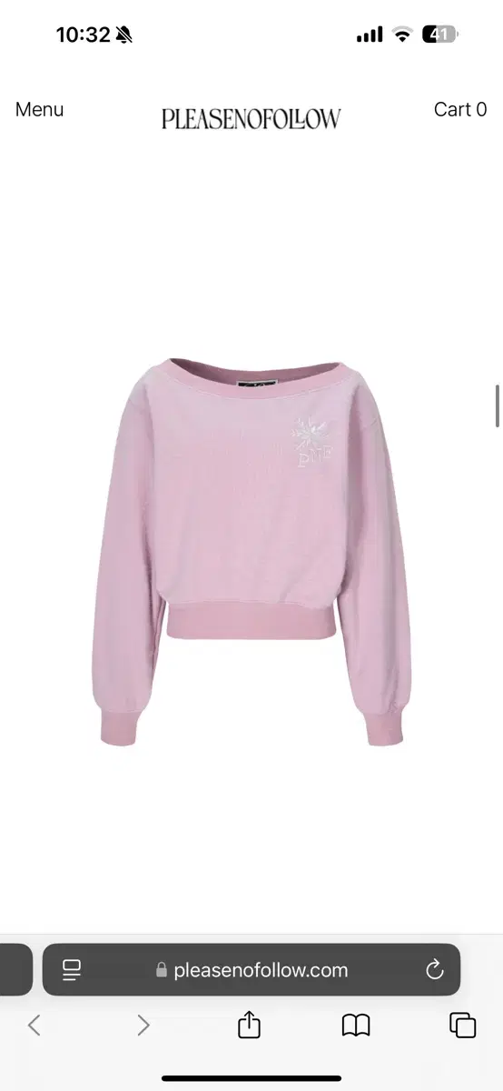 플노팔 스웻셔츠 Sue Off - Shoulder Sweatshirt