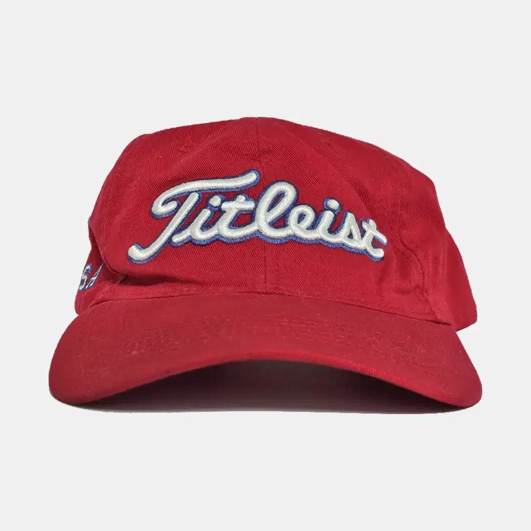 빈티지 USA Titleist 타이틀리스트 레드 캡 모자