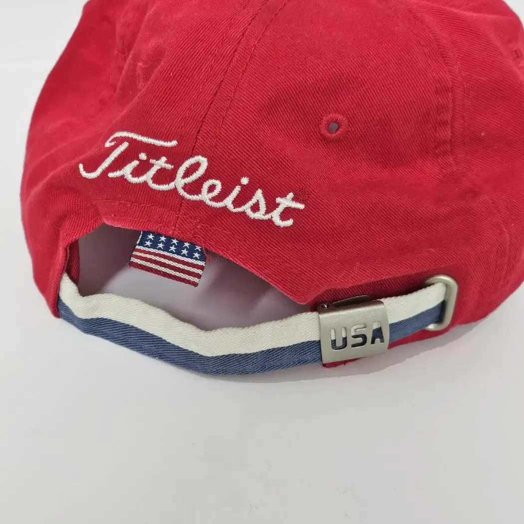 빈티지 USA Titleist 타이틀리스트 레드 캡 모자