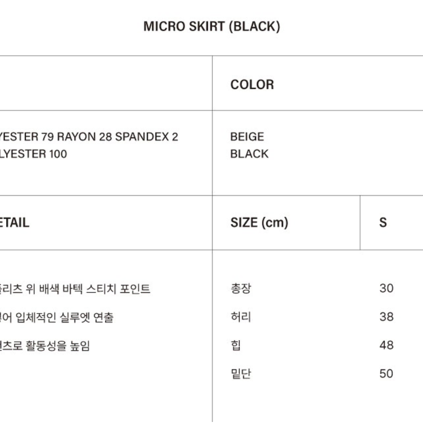 THREE TO EIGHTY MICRO SKIRT (BLACK)