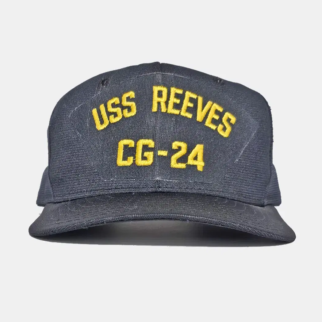 USS REEVES CG-24 빈티지 밀리터리 캡 모자