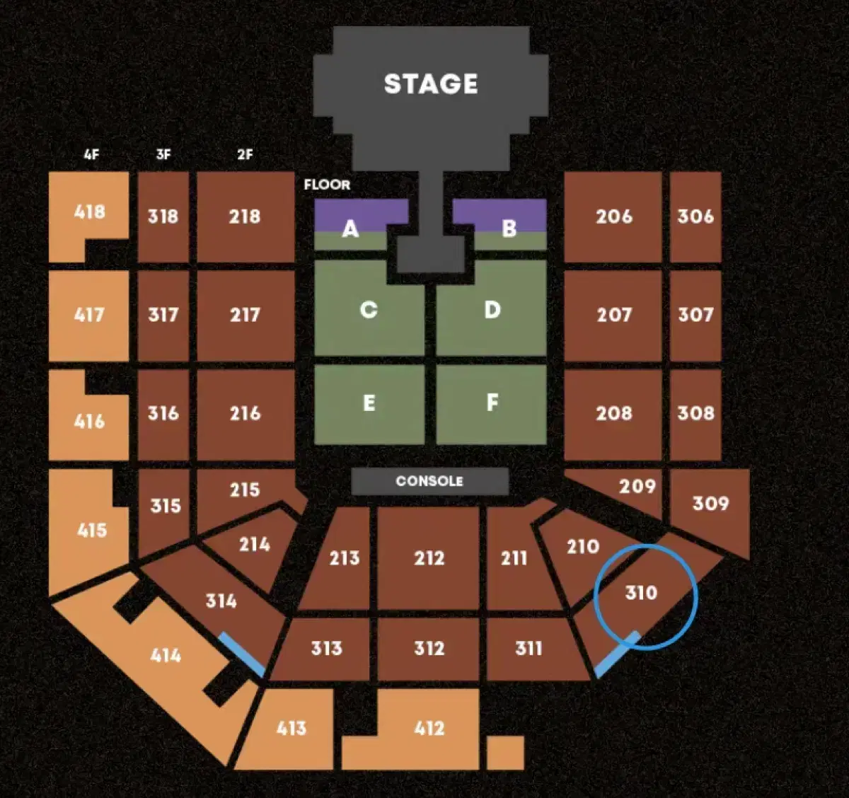 [Lowest price challenge] taeyang Concert R, section 310