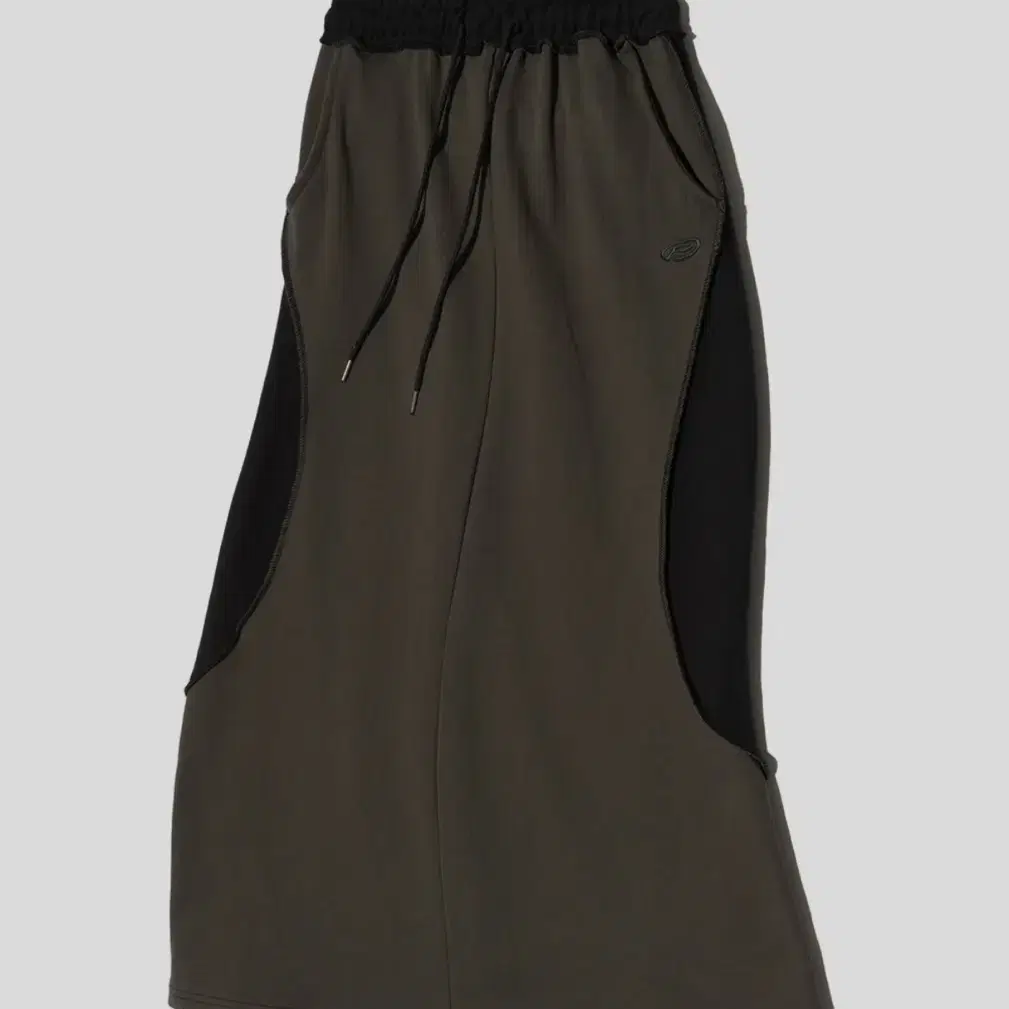 피스메이커 롱스커트 EX RAW MAXI SKIRT (CHARCOAL)