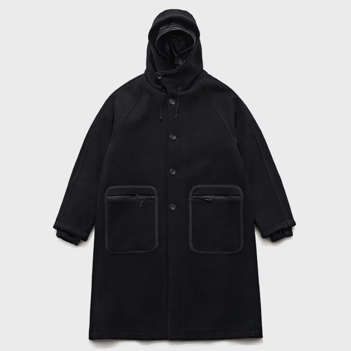 언어펙티드 코트(Layered hooded coat)