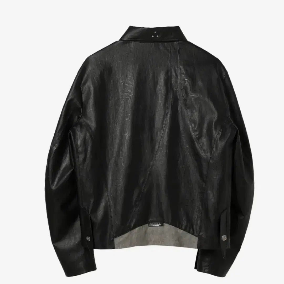 오프닝 프로젝트 Black Leather Biker Jacket