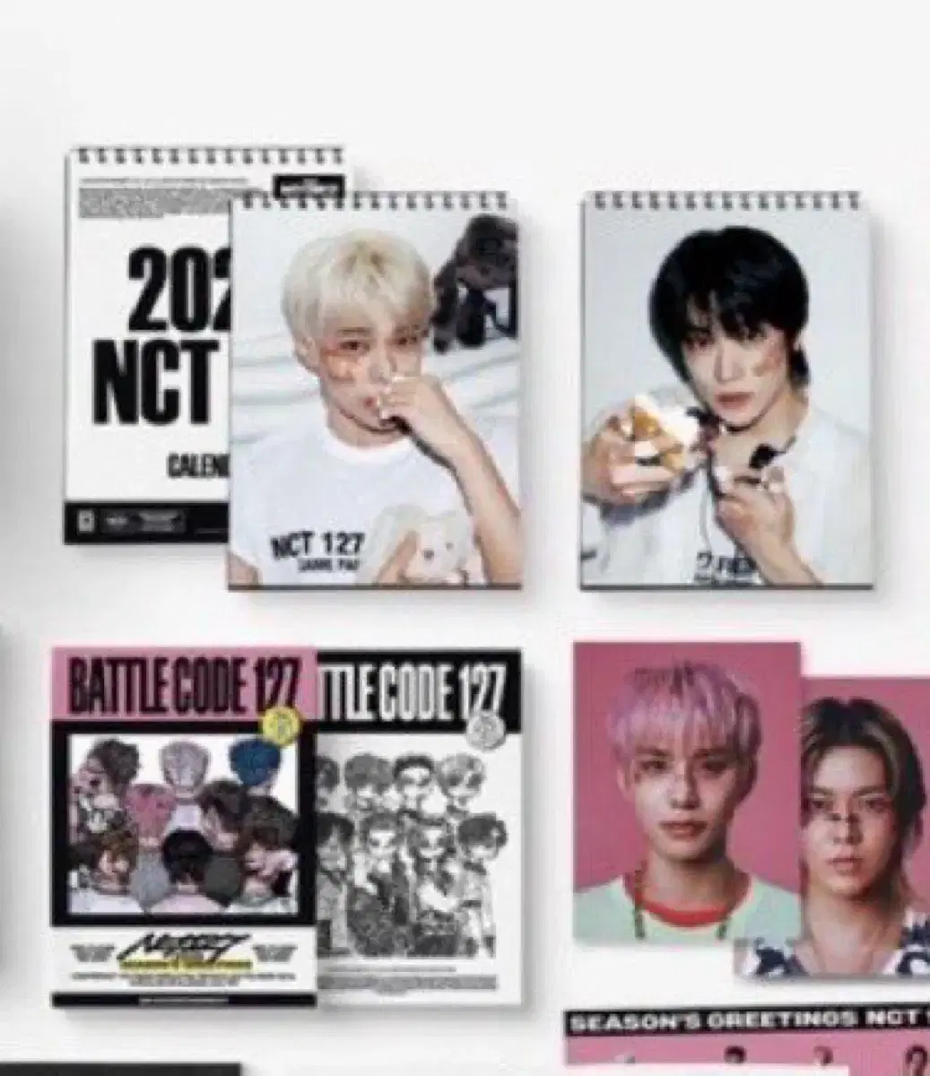 Feeding) nct 127 seasons greetings Calendar Diary WTS