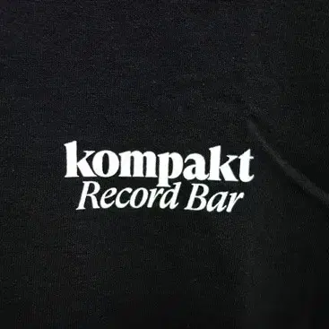 Kompakt Record Bar 롱슬리브 긴팔 쭉티 블랙 M (100