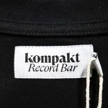 Kompakt Record Bar 롱슬리브 긴팔 쭉티 블랙 M (100