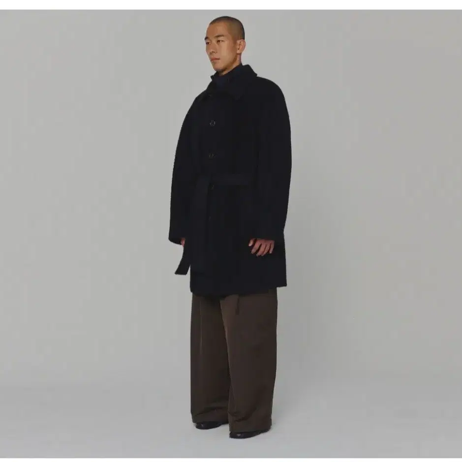 AMOMENTO MENS ALPACA RAGLAN COAT