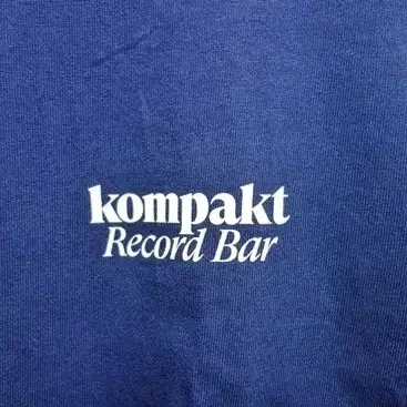 Kompakt Record Bar 롱슬리브 긴팔 쭉티 네이비 M 100