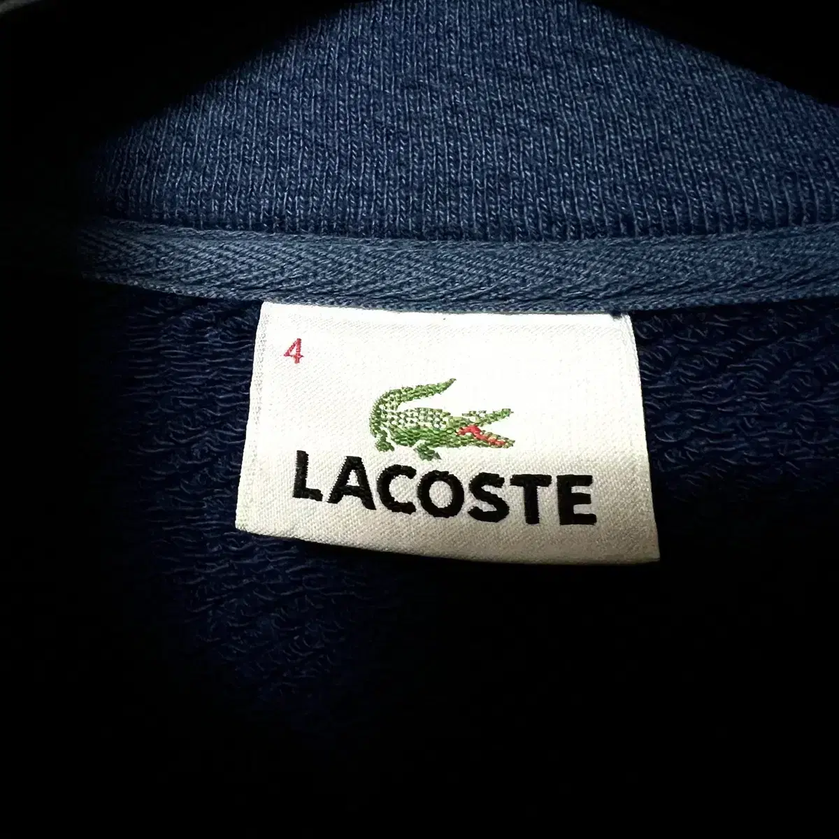 [L,100]라코스테 숄카라 니트 맨투맨 lacoste