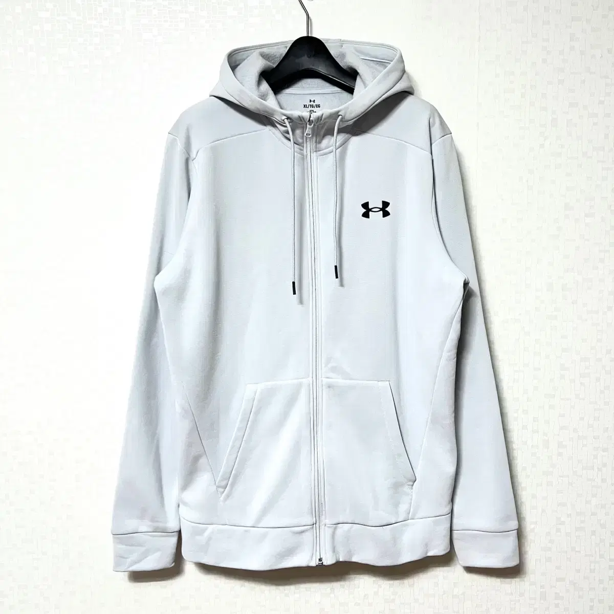 [XL, 105] Under Armour Training Hooded Zip-Up Gray