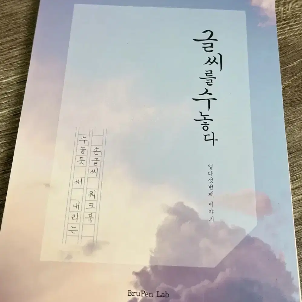 글씨를수놓다 (악필교정, 글씨교정, 캘리그라피 등 글씨 연습책)