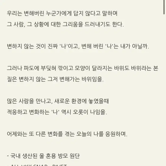 웨이비니스 리벳 울 블루종