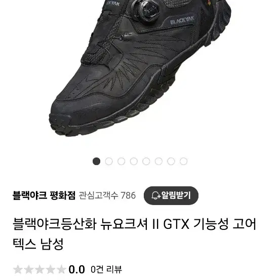 260mm)블랙야크 고어텍스 등산화