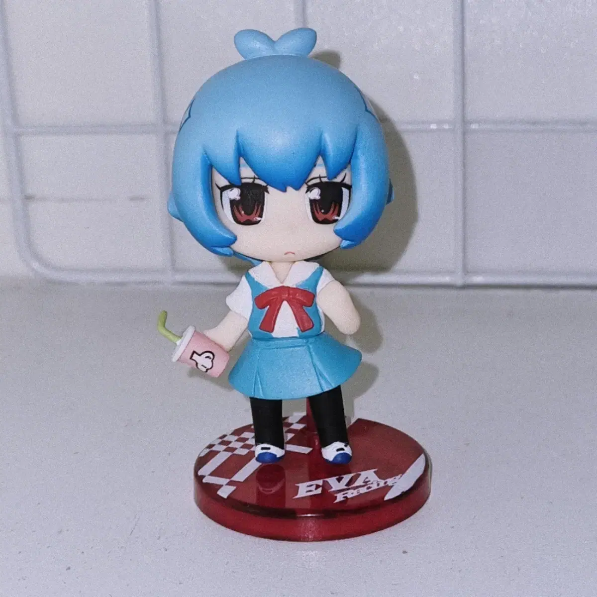 Evangelion lay Puchi EVA Classic School Uniform Mini Figure