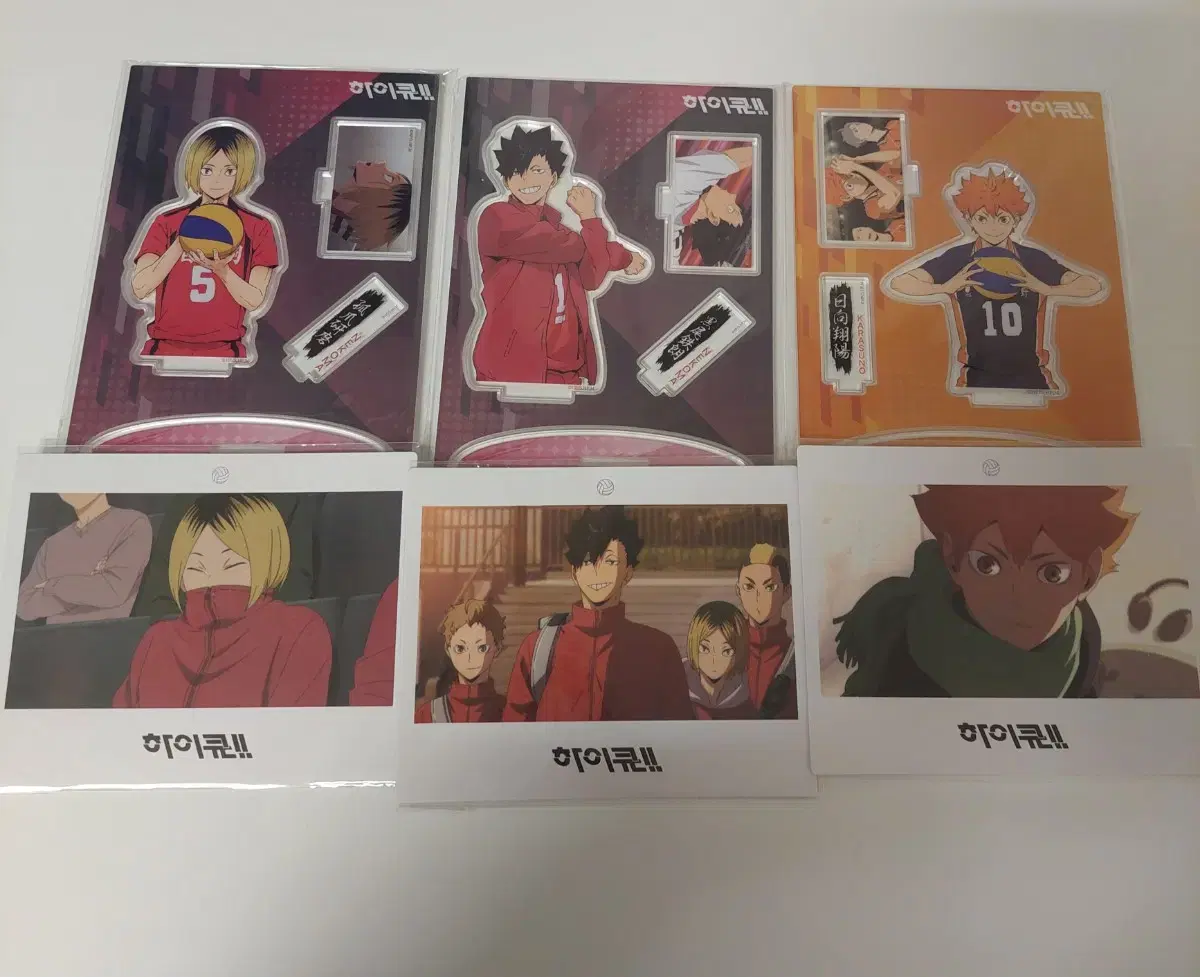 Haikyuu pop up Diorama acrylic Kenma Kuroo hinata polaroid postcard Jiryu