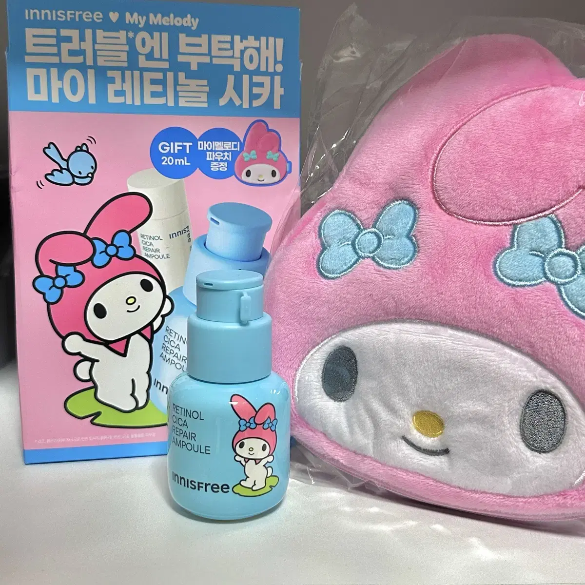 이니스프리 레티놀 시카 흔적 앰플 30ml+마이멜로디 파우치