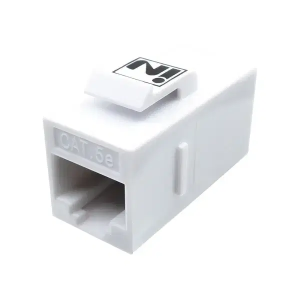 CAT5E UTP 키스톤 커플러 흰색 1:1 RJ45