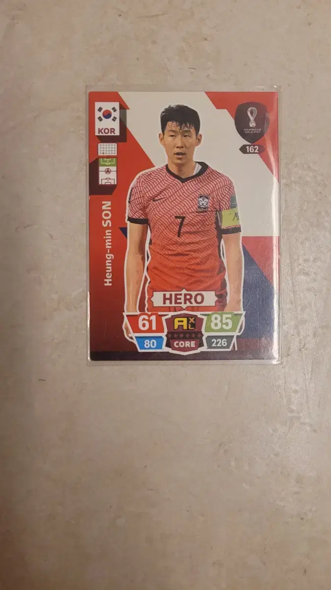 2022 파니니 카타르 월드컵 축구카드 손흥민