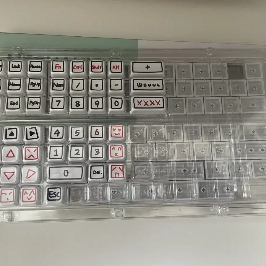 알리 낙서 pbt xda 키보드 키캡