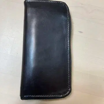 코도반가죽 지퍼식 장지갑 가죽 스미스 제작