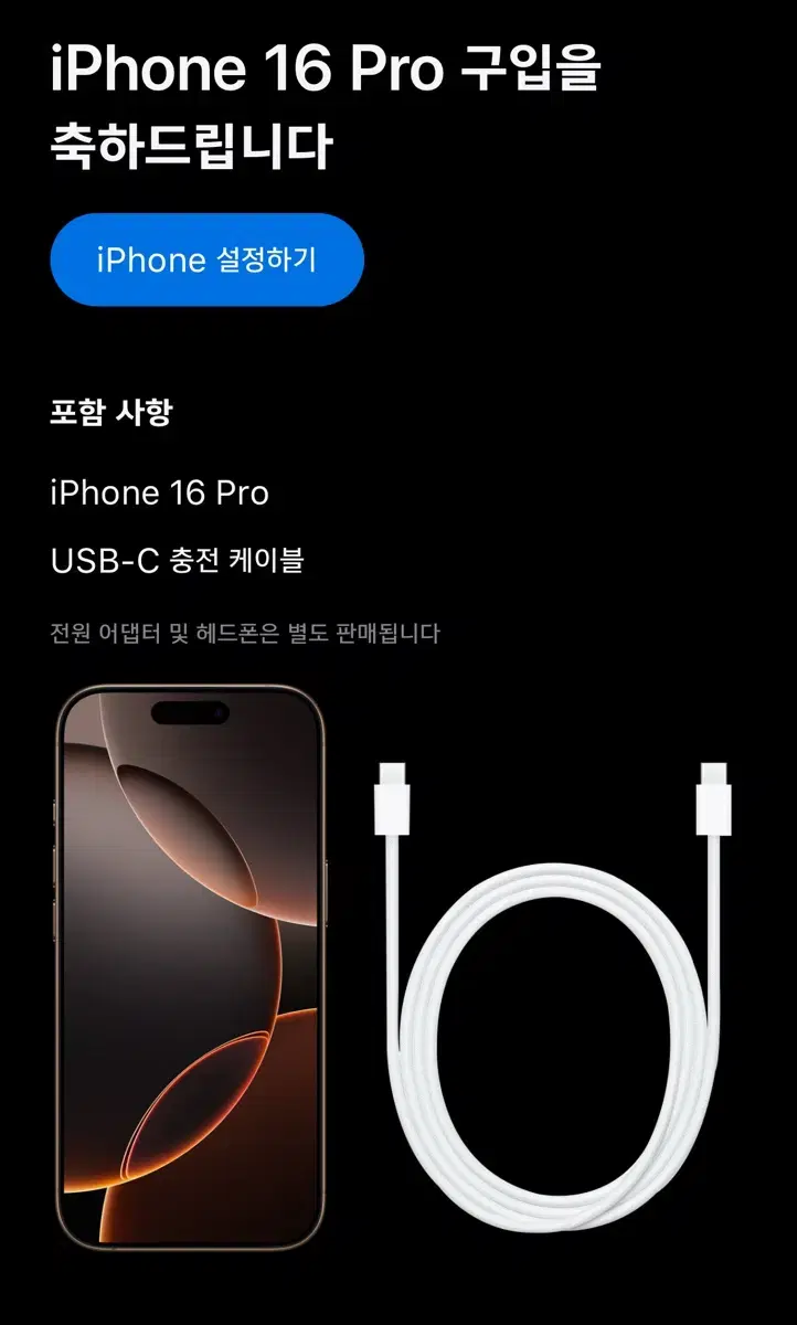 아이폰 16 Pro 256GB 판매 합니다