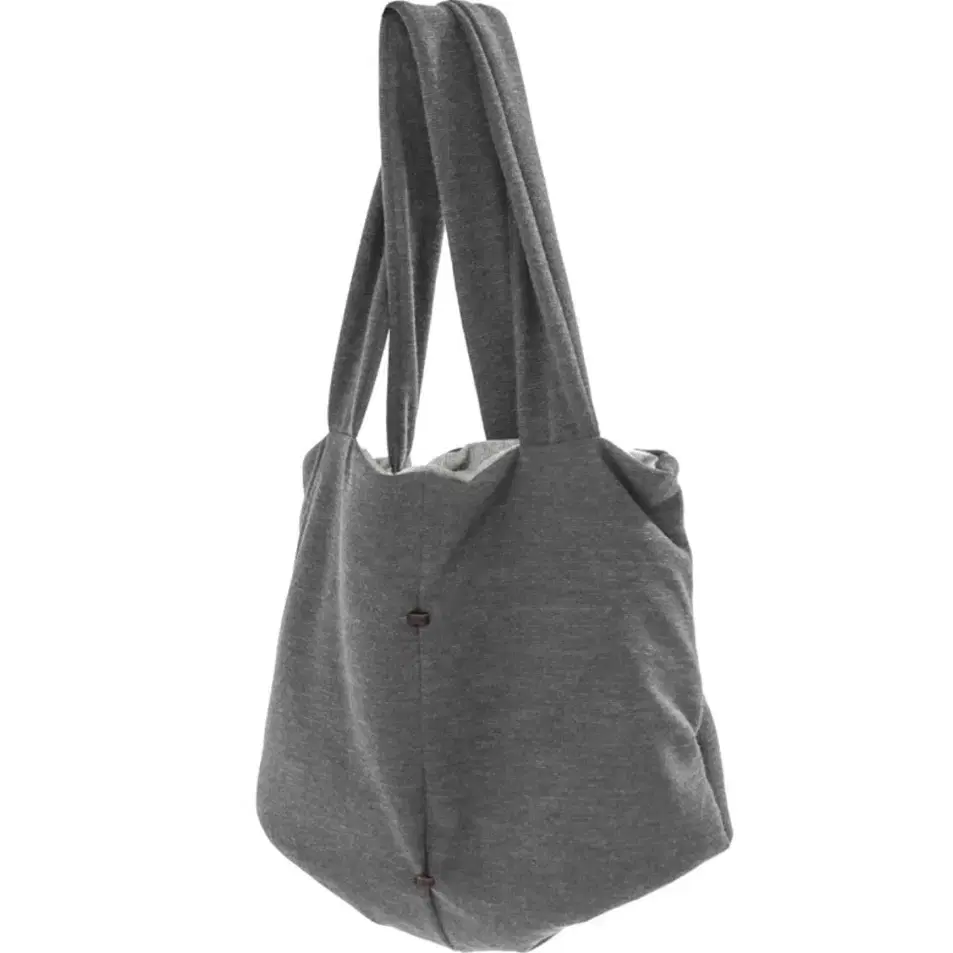 소무 somu Wood stitch knit bag_gray