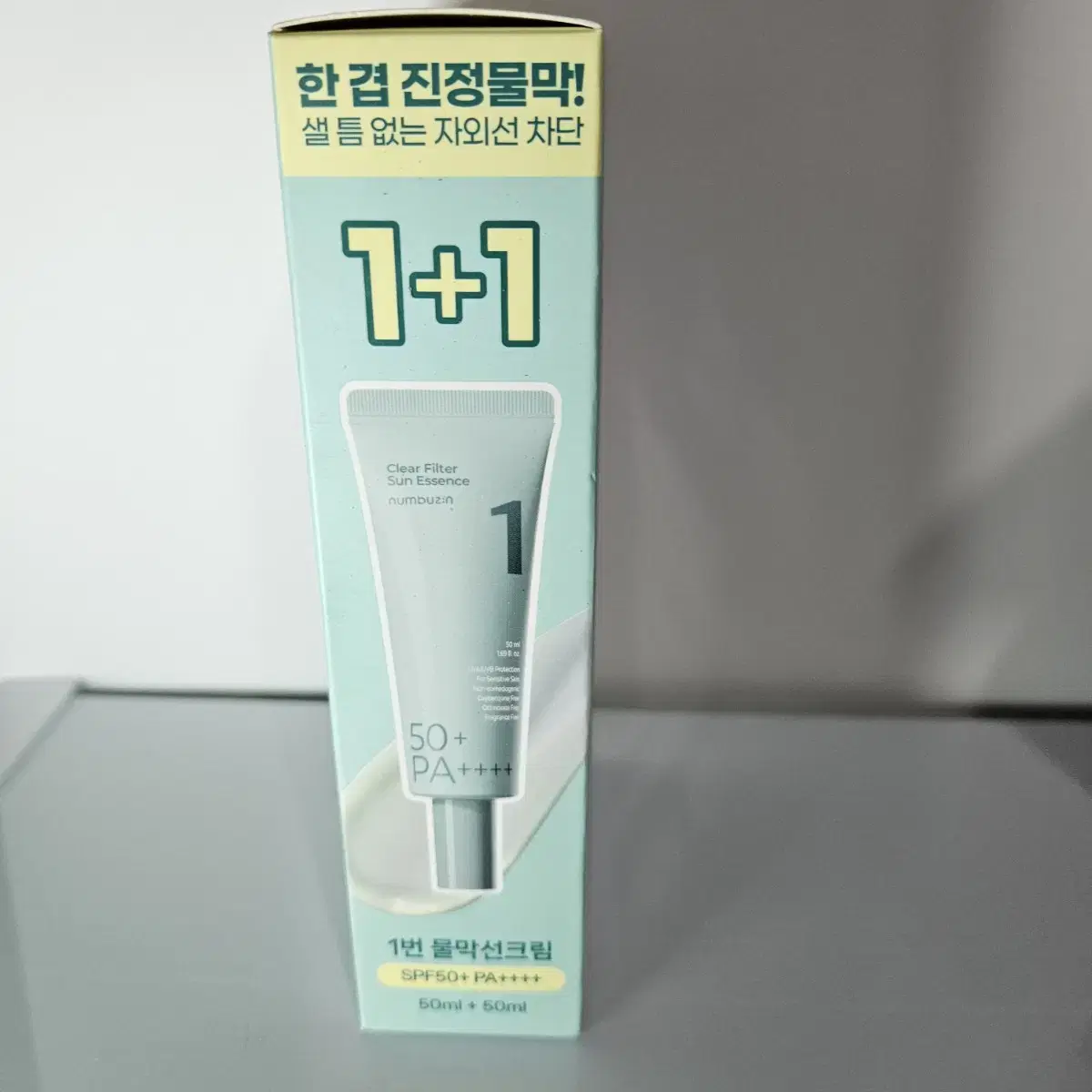 넘버즈인 청초 진정 맑은 물막선크림 듀오 기획 50ml*2