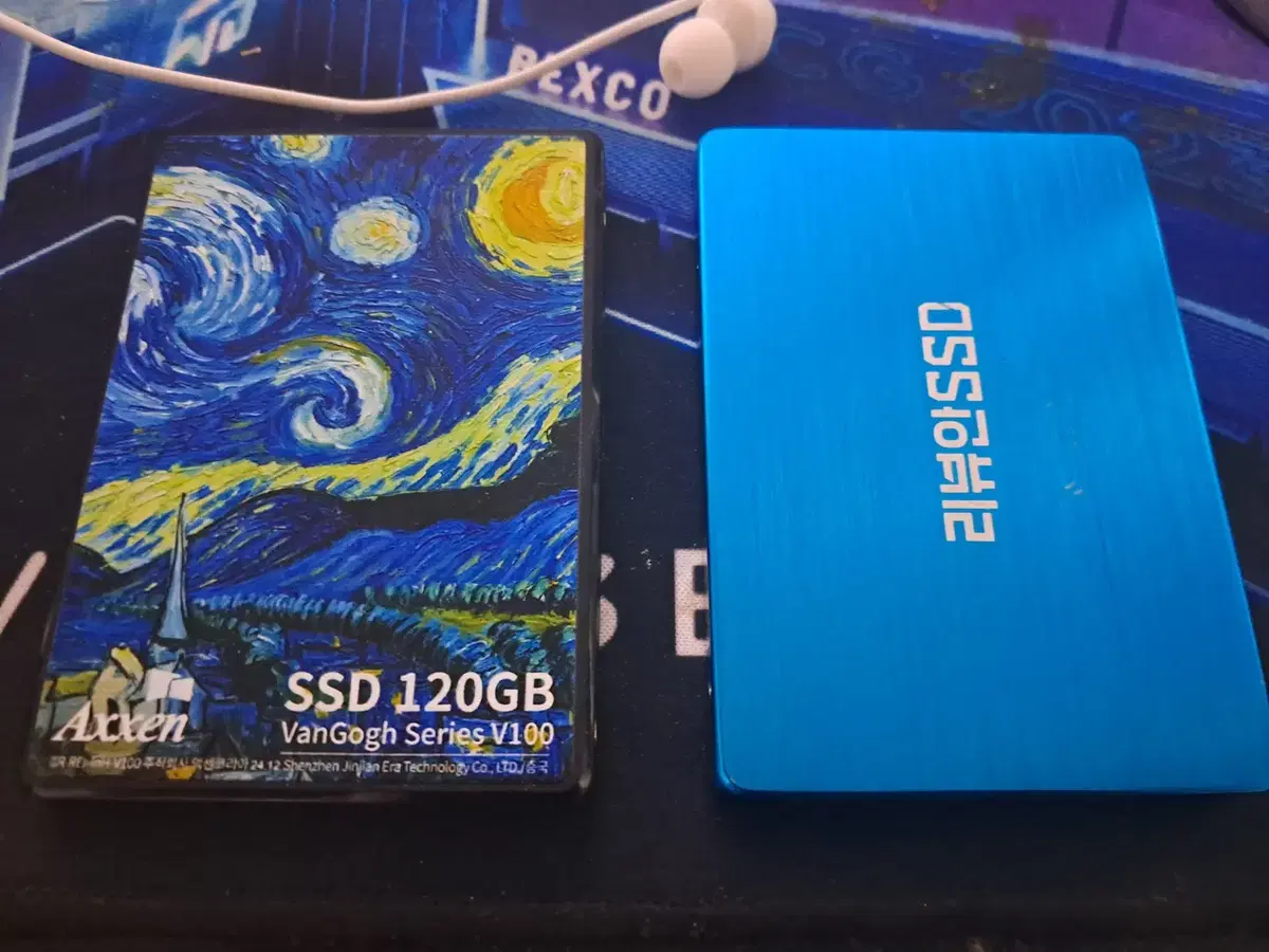 2.5인치 ssd 128GB 두개 일괄