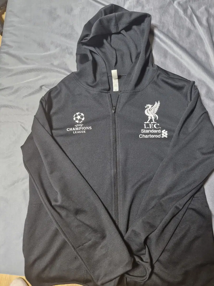 Liverpool hooded zip-up jacket for overseas direct purchase