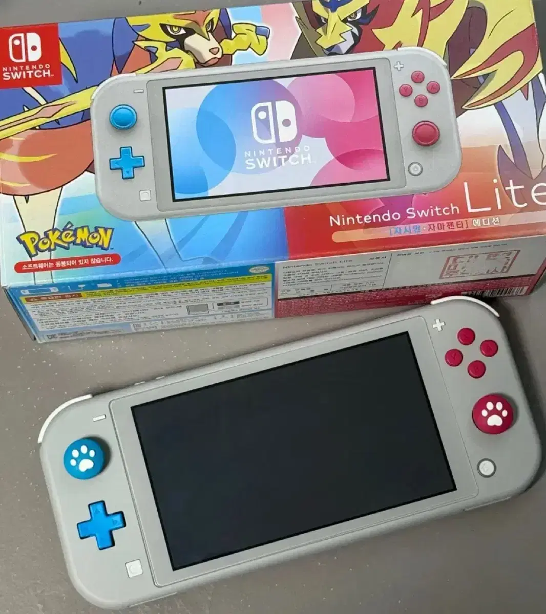 Full Box Nintendo Switch Lite limited edition Pokémon Xian Zarmagenta Edition