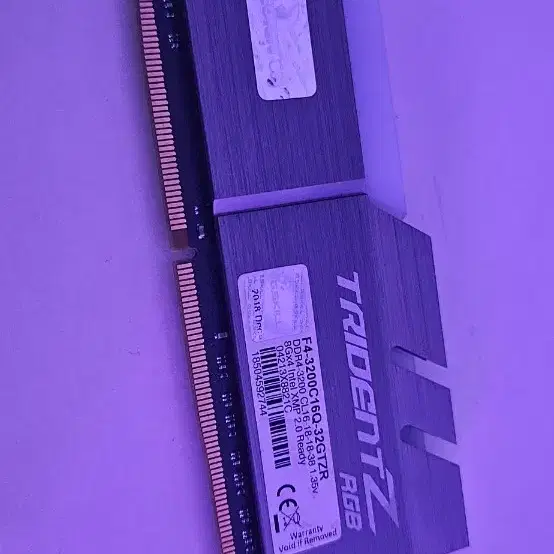 G skill TRidentZ DDR4 3200 8gb