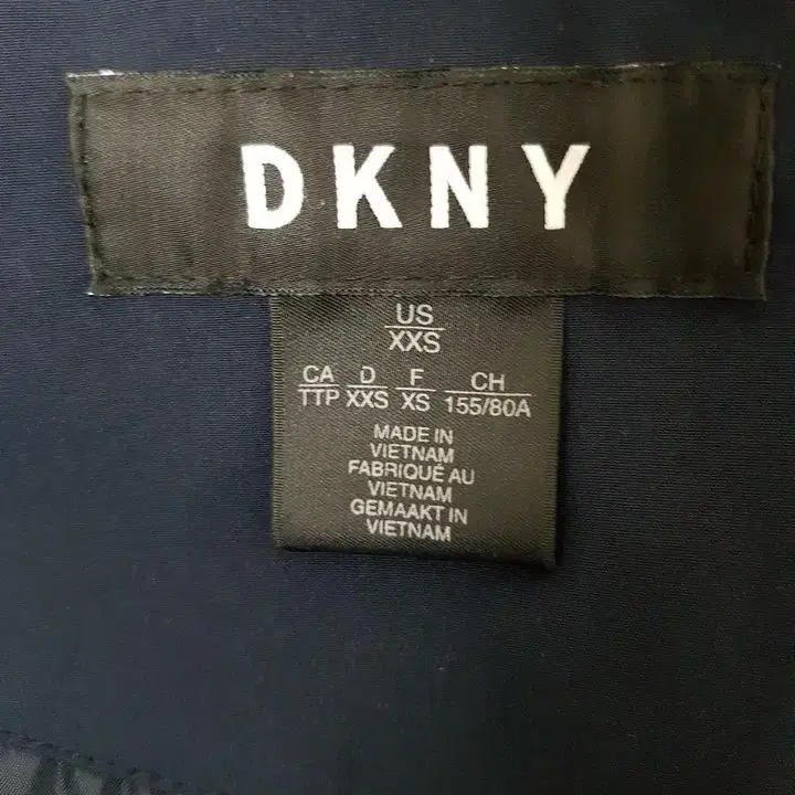 DKNY 다크블루 롱 덕다운 패딩 44~55 사이즈