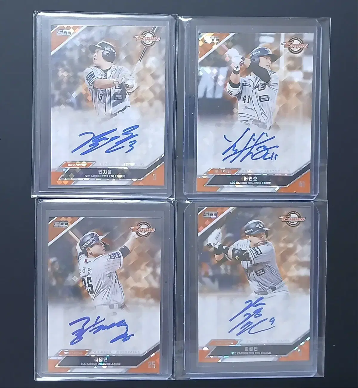 2024 SCC Carbon Hanwha An Chi Hong Choi In Ho kim taeyeon Kim Kang Min Autographed