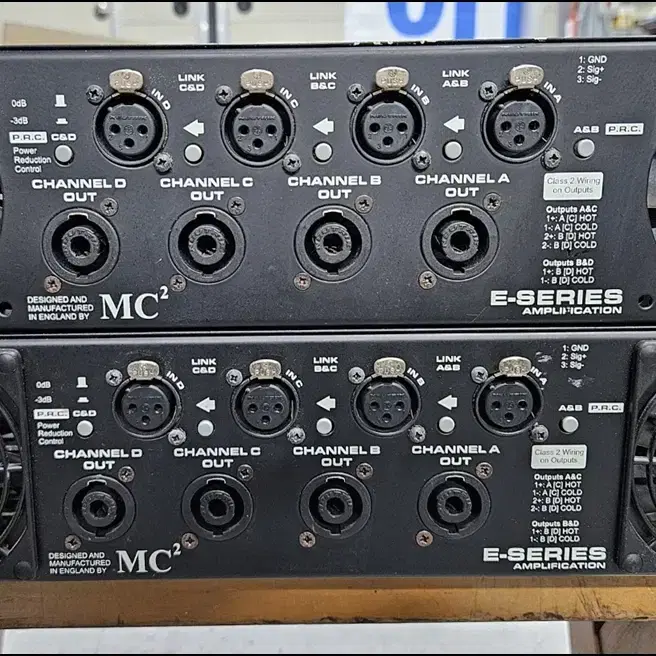 [MC2AUDIO] E475 4채널 중고 파워앰프