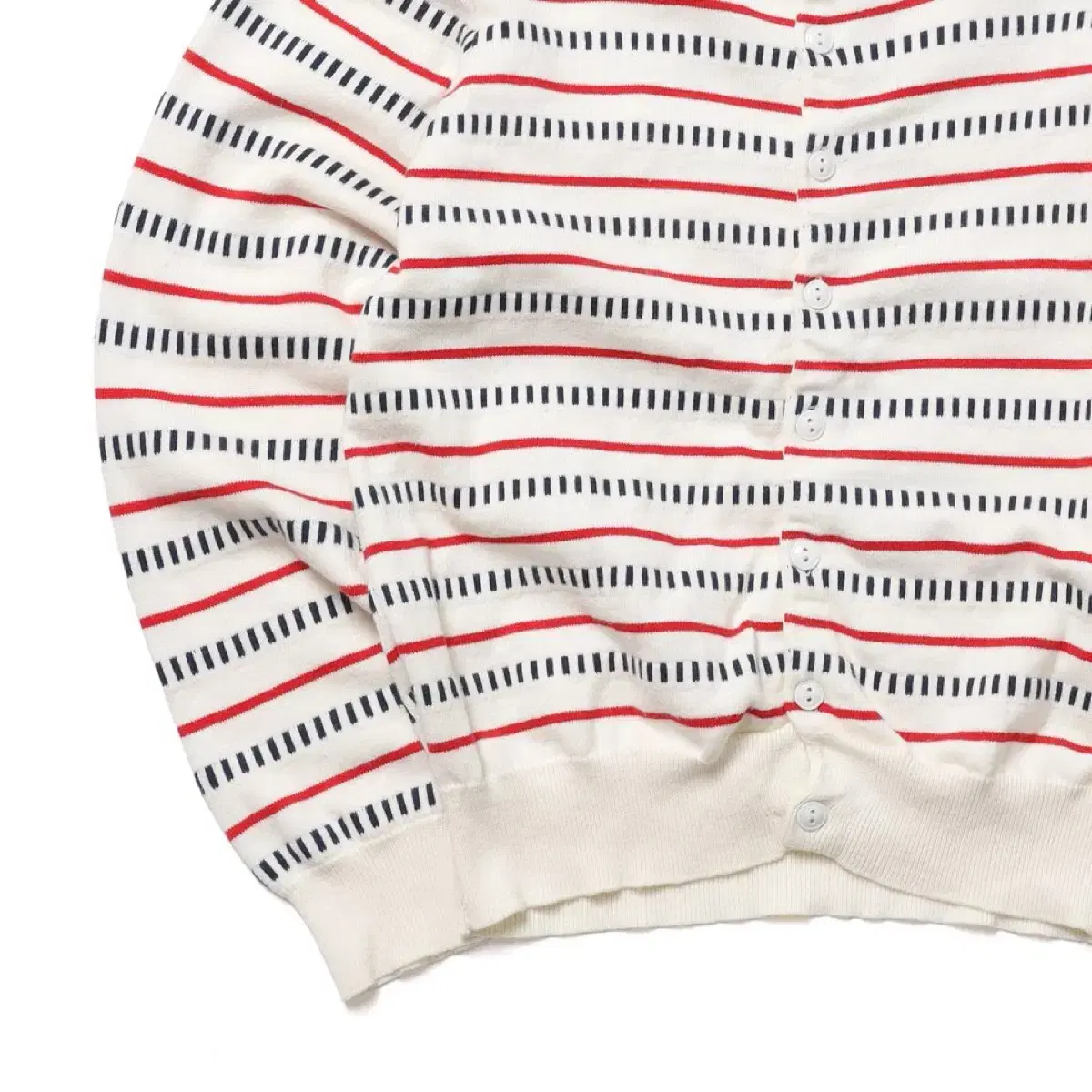 BEAMS BOY Stripe Knit Cardigan